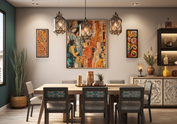 Personalized stylish dinning room 